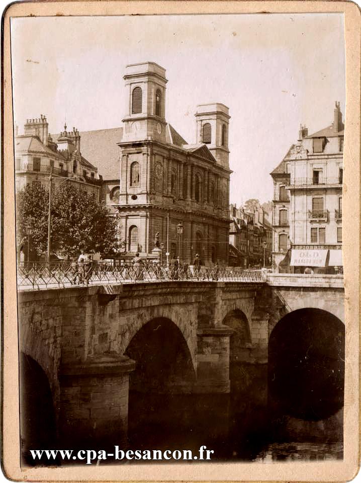 BESANÇON - Pont Battant et Église de la Madeleine - v. 1900